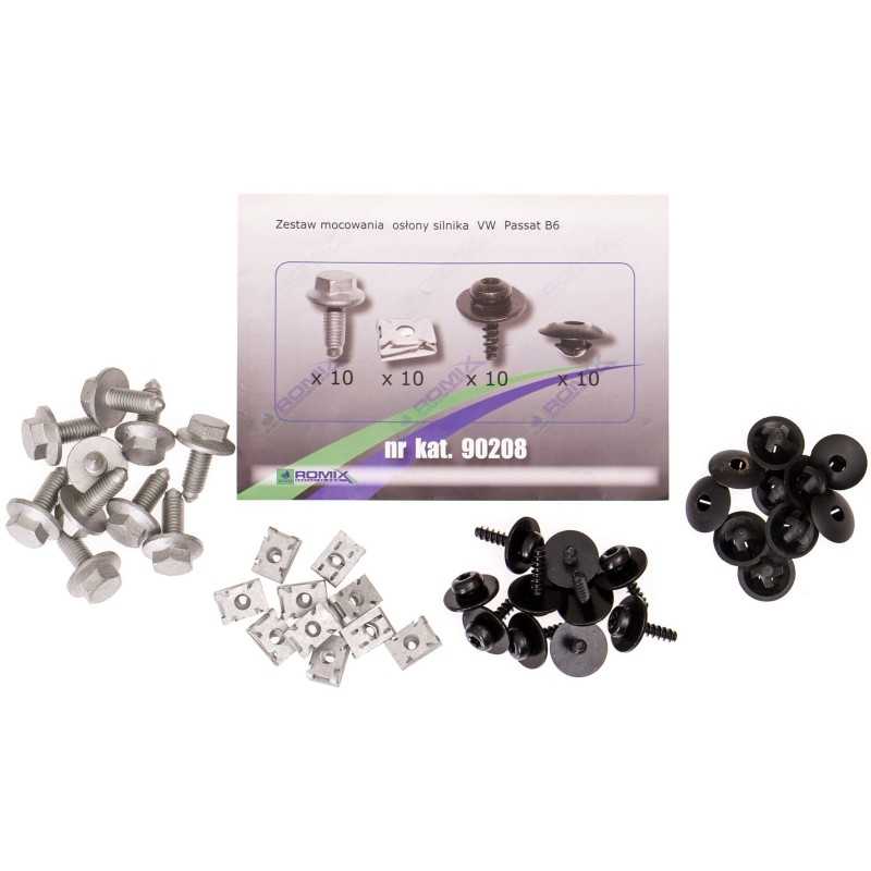 Volkswagen Passat B6 2005-2010 Variklio dangtelio laikikliai ROMIX 90208