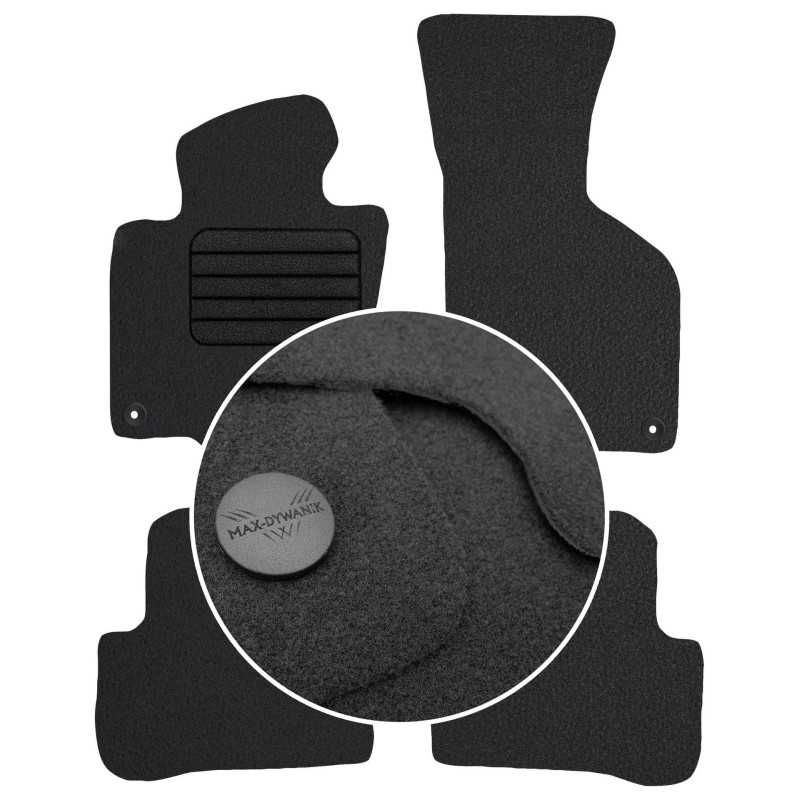 Volkswagen Passat B6 2005-2010 Veliūriniai kilimėliai MAX-DYWANIK