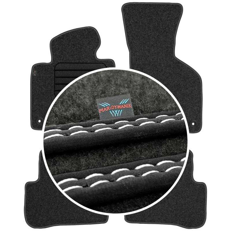 Volkswagen Passat B7 2010-2014 Veliūriniai kilimėliai MAX-DYWANIK