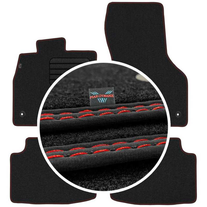 Volkswagen Passat B8 2014- Veliūriniai kilimėliai MAX-DYWANIK