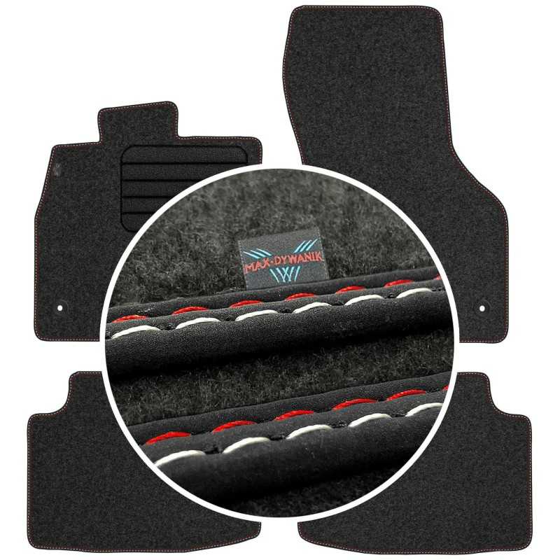 Volkswagen Passat B8 2014- Veliūriniai kilimėliai MAX-DYWANIK