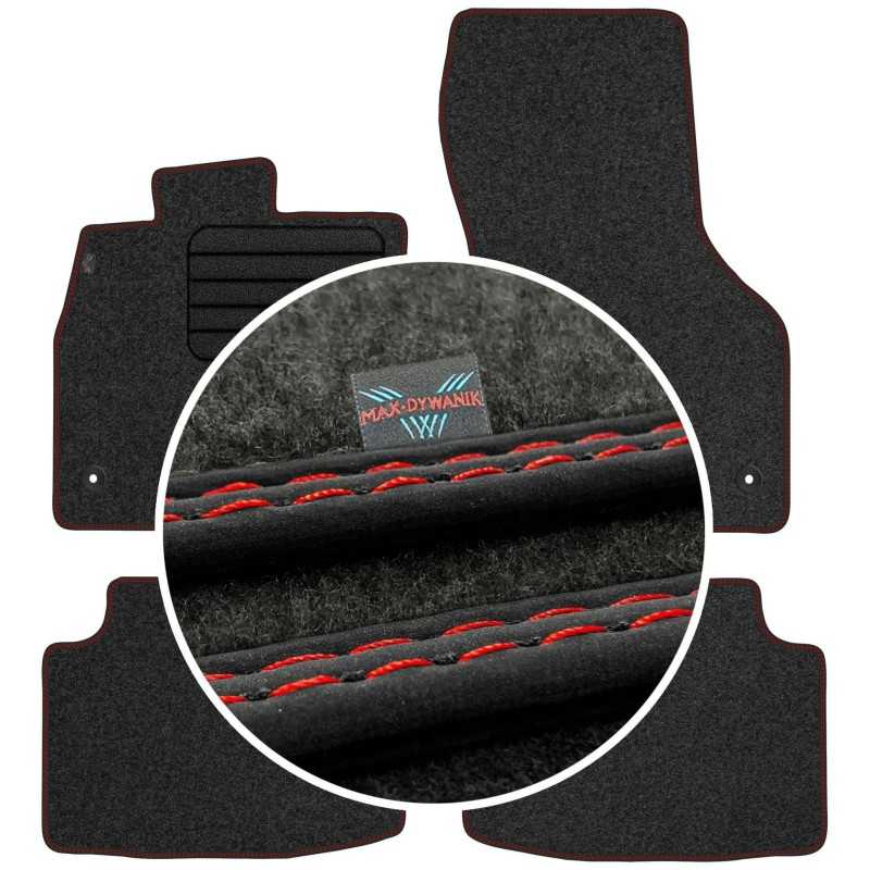 Volkswagen Passat B8 2014- Veliūriniai kilimėliai MAX-DYWANIK