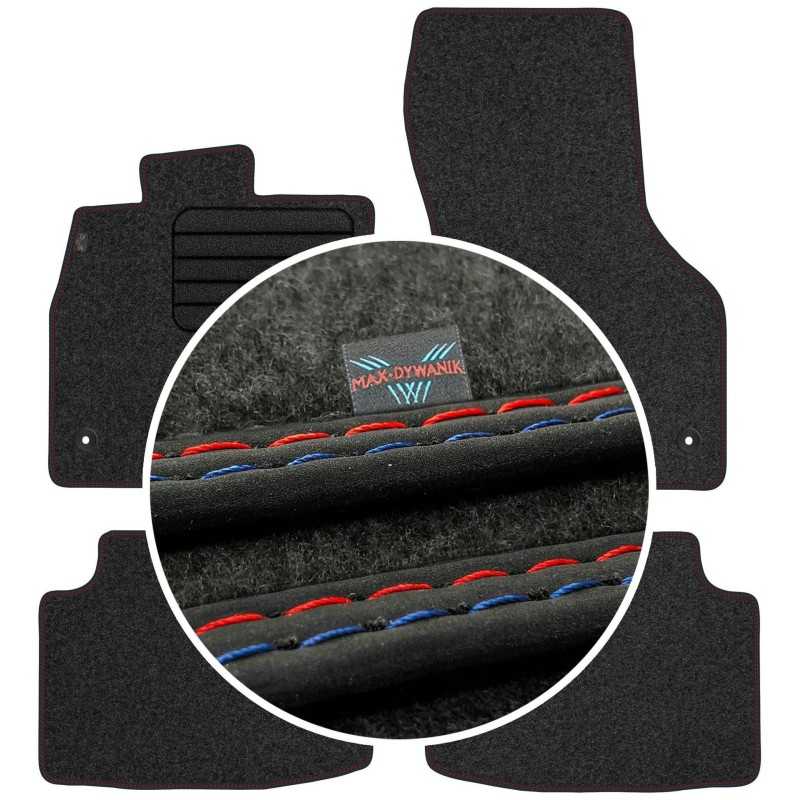 Volkswagen Passat B8 2014- Veliūriniai kilimėliai MAX-DYWANIK