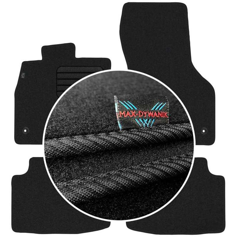 Volkswagen Passat B8 2014- Veliūriniai kilimėliai MAX-DYWANIK