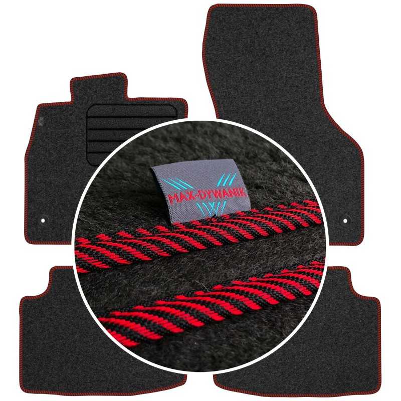 Volkswagen Passat B8 2014- Veliūriniai kilimėliai MAX-DYWANIK