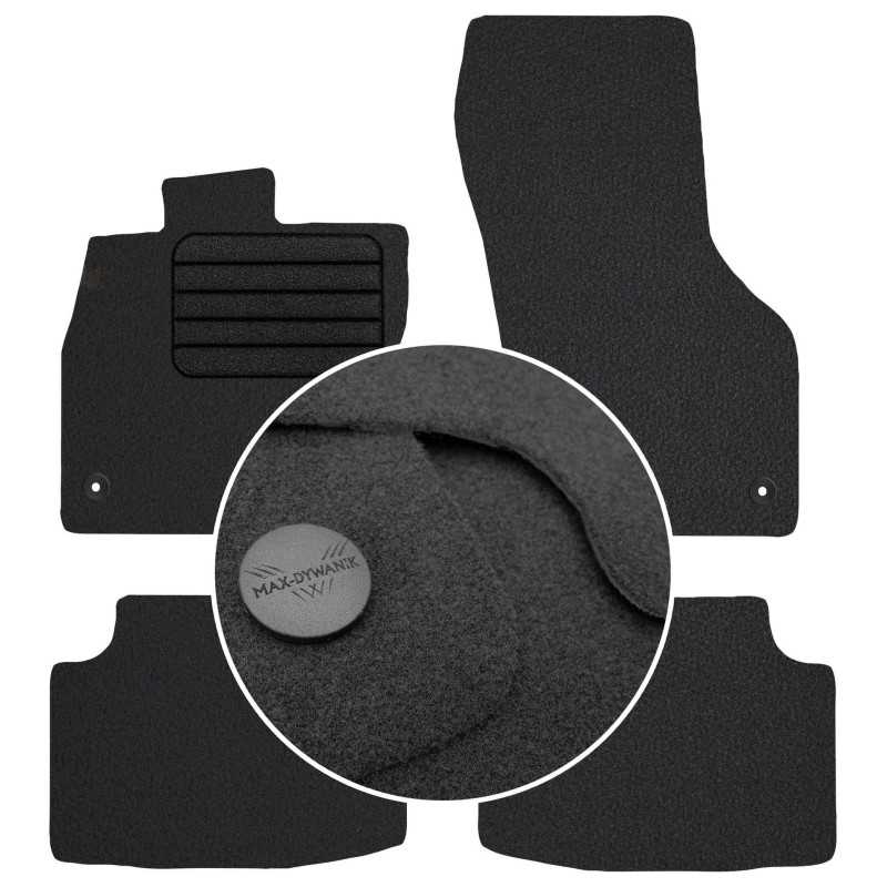 Volkswagen Passat B8 2014- Veliūriniai kilimėliai MAX-DYWANIK