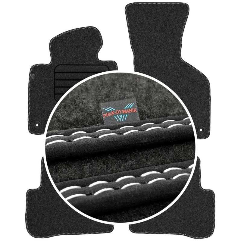 Volkswagen Passat CC 2008-2014 Veliūriniai kilimėliai MAX-DYWANIK