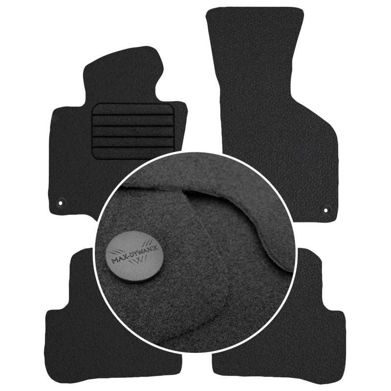 Volkswagen Passat CC 2008-2014 Veliūriniai kilimėliai MAX-DYWANIK