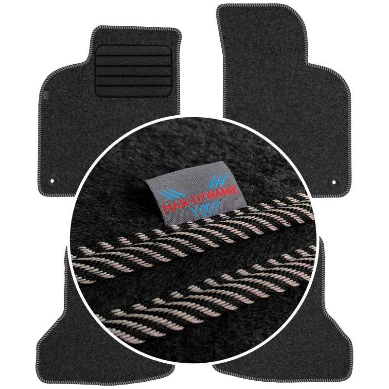 Volkswagen Polo III 2000 1999-2001 Veliūriniai kilimėliai MAX-DYWANIK