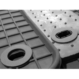 Volkswagen Polo IV 2001-2009 Guminiai kilimėliai MOTOHOBBY FRONT 160301/2