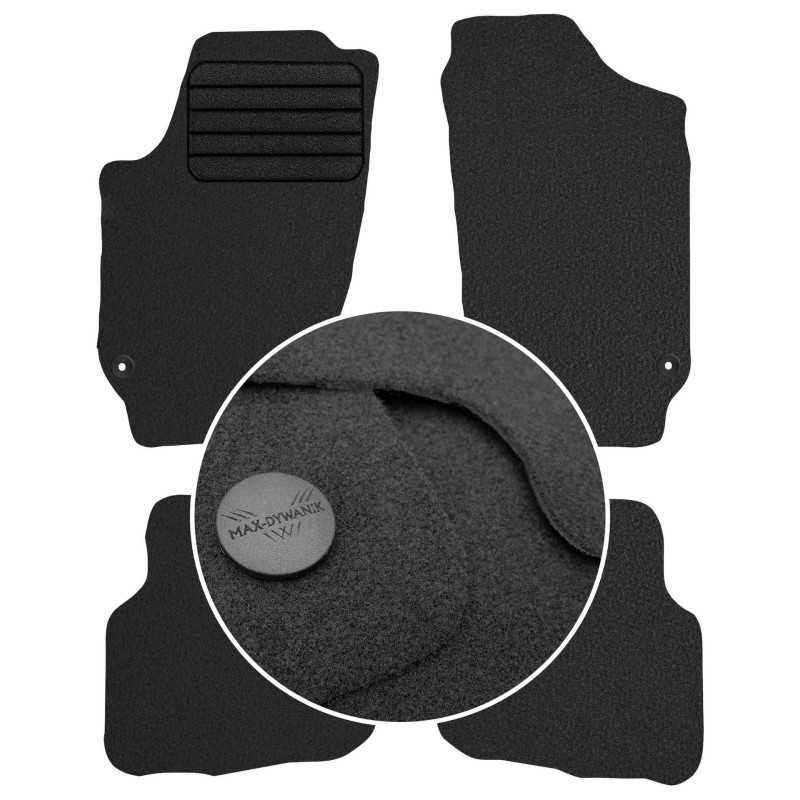 Volkswagen Polo IV 2001-2009 Veliūriniai kilimėliai MAX-DYWANIK