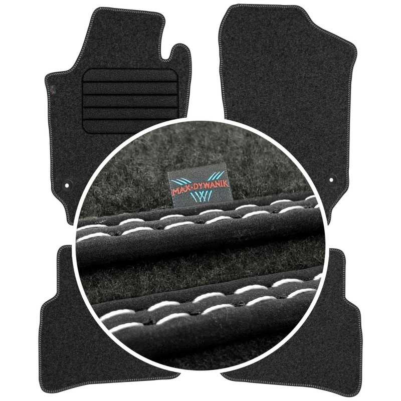Volkswagen Polo V 2009-2017 Veliūriniai kilimėliai MAX-DYWANIK