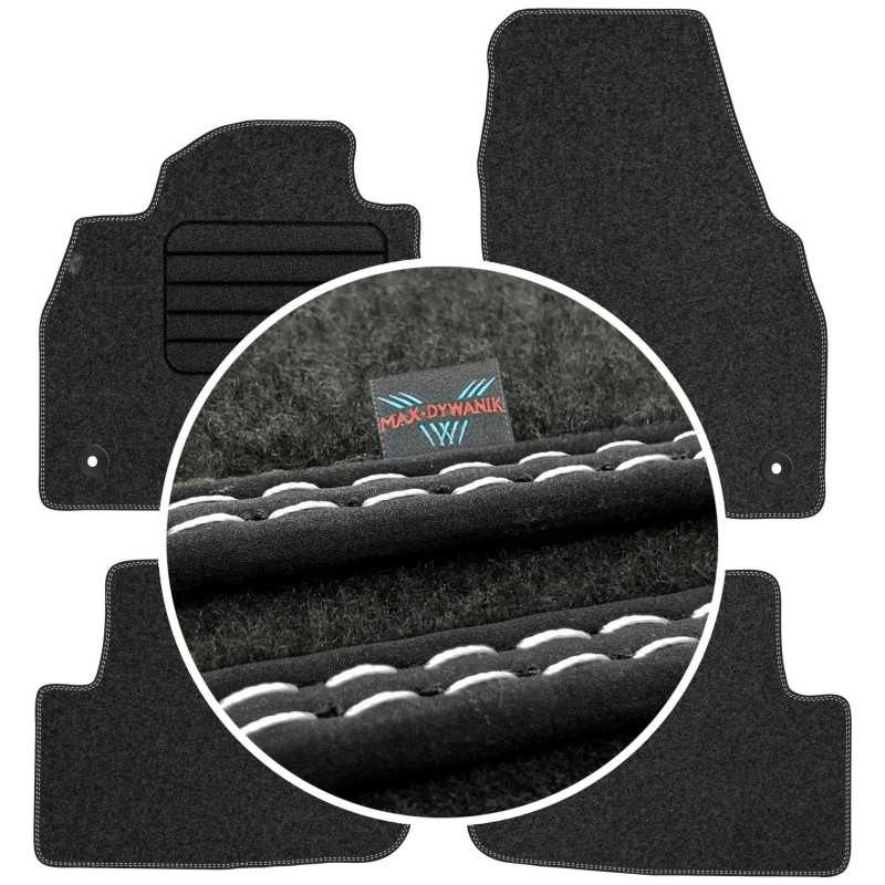 Volkswagen Polo VI 2017- MAX-DYWANIK veliūriniai kilimėliai
