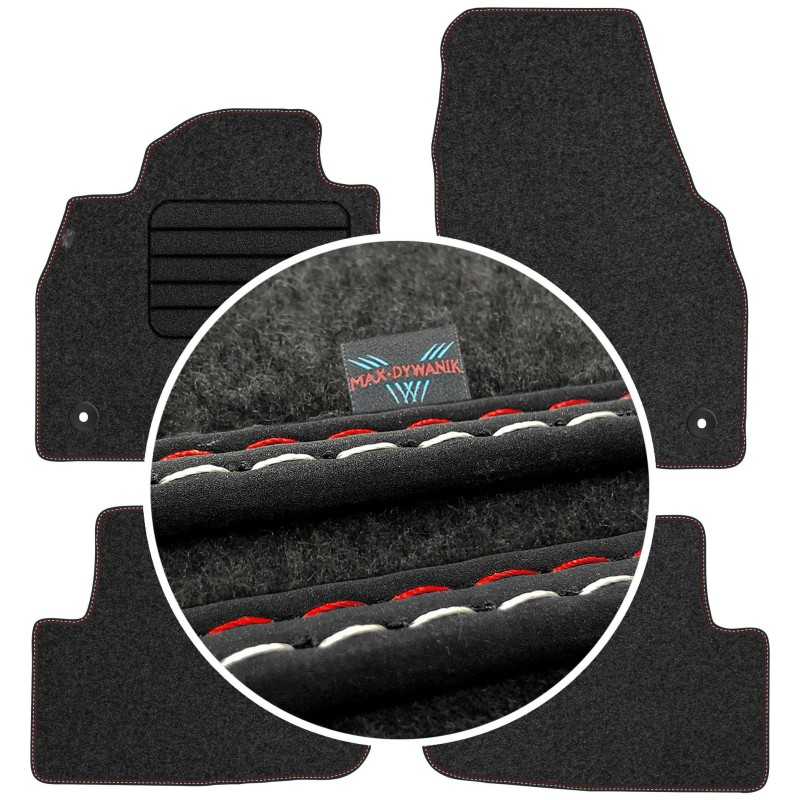 Volkswagen Polo VI 2017- MAX-DYWANIK veliūriniai kilimėliai