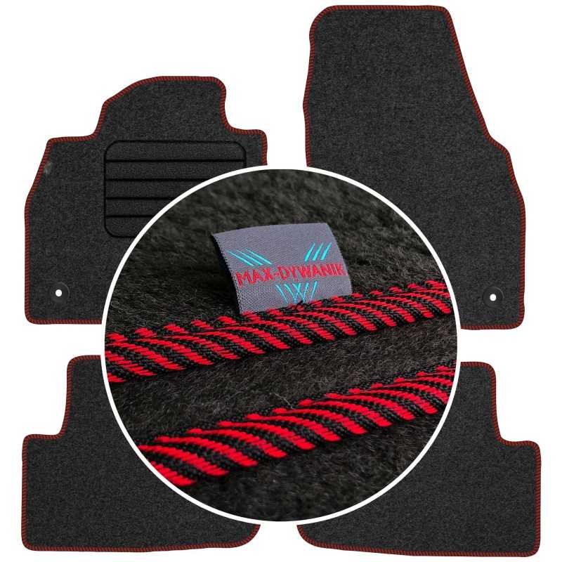 Volkswagen Polo VI 2017- MAX-DYWANIK veliūriniai kilimėliai