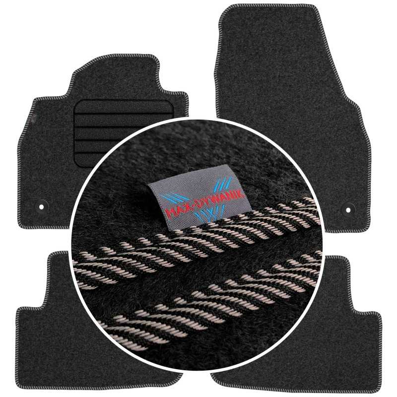 Volkswagen Polo VI 2017- MAX-DYWANIK veliūriniai kilimėliai