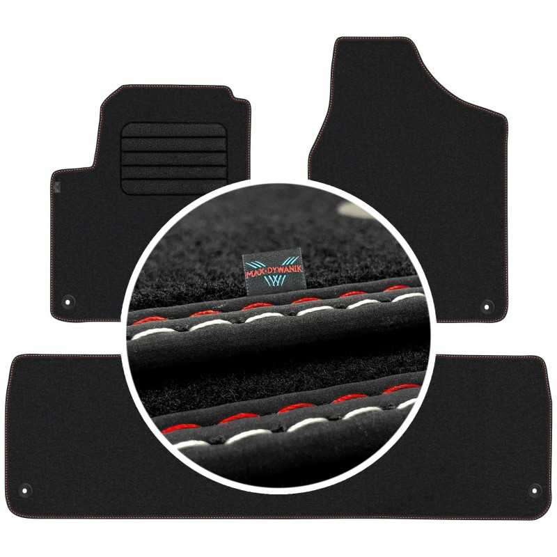 Volkswagen Sharan I 5os 1998-2010 Veliūriniai kilimėliai MAX-DYWANIK