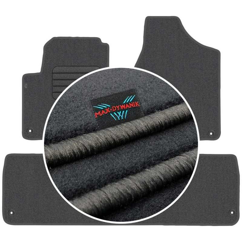 Volkswagen Sharan I 5os 1998-2010 Veliūriniai kilimėliai MAX-DYWANIK