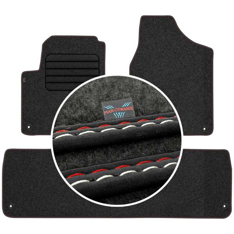 Volkswagen Sharan I 5os 1998-2010 Veliūriniai kilimėliai MAX-DYWANIK