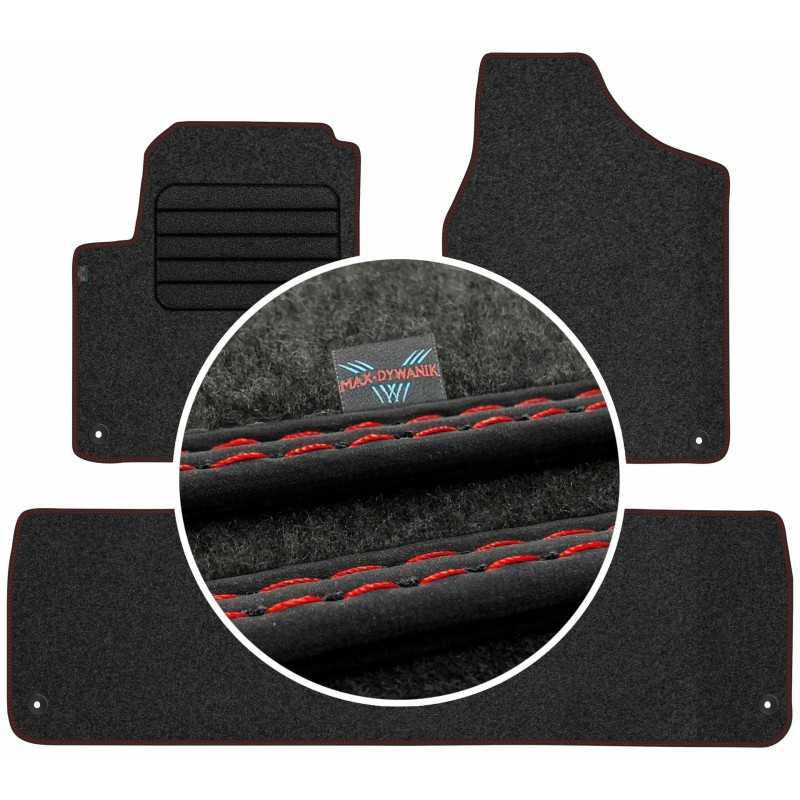 Volkswagen Sharan I 5os 1998-2010 Veliūriniai kilimėliai MAX-DYWANIK