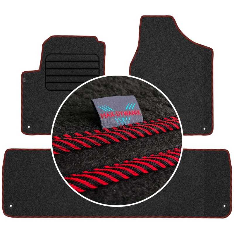 Volkswagen Sharan I 5os 1998-2010 Veliūriniai kilimėliai MAX-DYWANIK