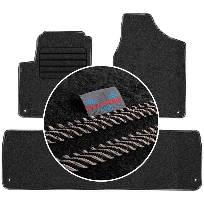 Volkswagen Sharan I 5os 1998-2010 Veliūriniai kilimėliai MAX-DYWANIK