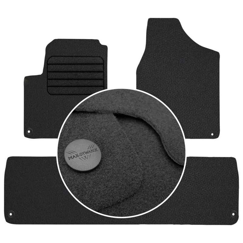 Volkswagen Sharan I 5os 1998-2010 Veliūriniai kilimėliai MAX-DYWANIK