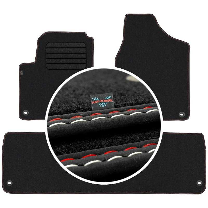 Volkswagen Sharan I 5os 1998-2010 Veliūriniai kilimėliai MAX-DYWANIK
