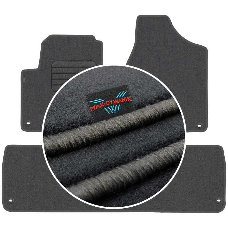 Volkswagen Sharan I 5os 1998-2010 Veliūriniai kilimėliai MAX-DYWANIK