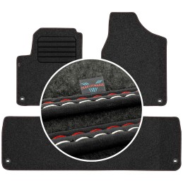 Volkswagen Sharan I 5os 1998-2010 Veliūriniai kilimėliai MAX-DYWANIK