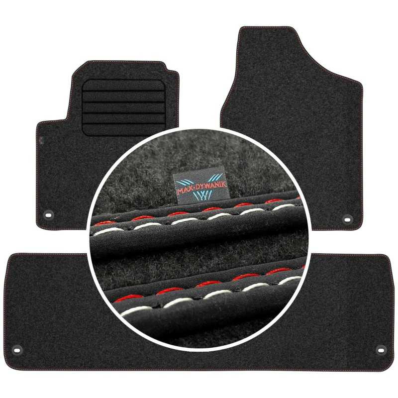 Volkswagen Sharan I 5os 1998-2010 Veliūriniai kilimėliai MAX-DYWANIK