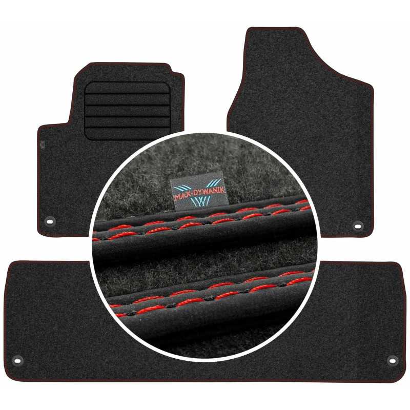 Volkswagen Sharan I 5os 1998-2010 Veliūriniai kilimėliai MAX-DYWANIK