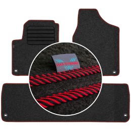 Volkswagen Sharan I 5os 1998-2010 Veliūriniai kilimėliai MAX-DYWANIK