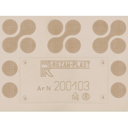 Volkswagen Sharan I 7 sėdynės 95-10 Guminiai kilimėliai REZAW BEIGE 200103/B