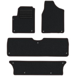 Volkswagen Sharan I 7 vietų 1998-2010 Veliūriniai kilimėliai MAX-DYWANIK