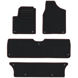 Volkswagen Sharan I 7 vietų 1998-2010 Veliūriniai kilimėliai MAX-DYWANIK