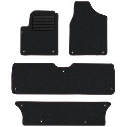 Volkswagen Sharan I 7 vietų 1998-2010 Veliūriniai kilimėliai MAX-DYWANIK