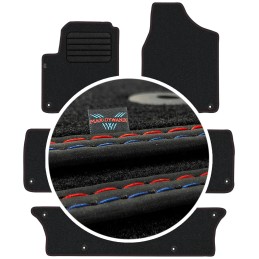 Volkswagen Sharan I 7 vietų 1998-2010 Veliūriniai kilimėliai MAX-DYWANIK