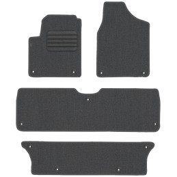 Volkswagen Sharan I 7 vietų 1998-2010 Veliūriniai kilimėliai MAX-DYWANIK