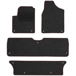 Volkswagen Sharan I 7 vietų 1998-2010 Veliūriniai kilimėliai MAX-DYWANIK