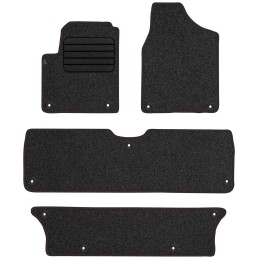 Volkswagen Sharan I 7 vietų 1998-2010 Veliūriniai kilimėliai MAX-DYWANIK