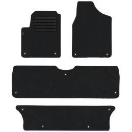 Volkswagen Sharan I 7 vietų 1998-2010 Veliūriniai kilimėliai MAX-DYWANIK