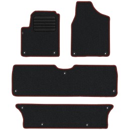 Volkswagen Sharan I 7 vietų 1998-2010 Veliūriniai kilimėliai MAX-DYWANIK