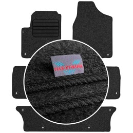 Volkswagen Sharan I 7 vietų 1998-2010 Veliūriniai kilimėliai MAX-DYWANIK