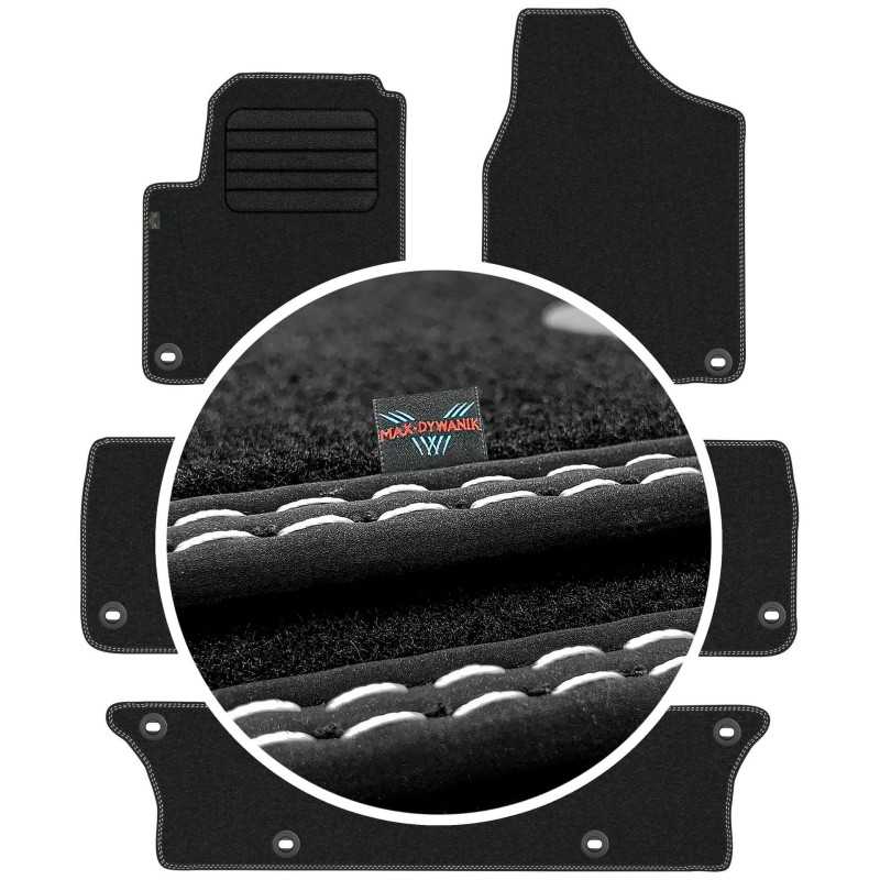 Volkswagen Sharan I 7 vietų 1998-2010 Veliūriniai kilimėliai MAX-DYWANIK