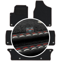 Volkswagen Sharan I 7 vietų 1998-2010 Veliūriniai kilimėliai MAX-DYWANIK