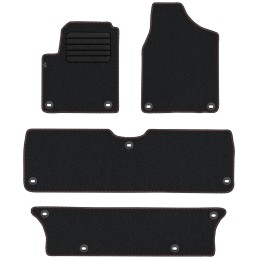 Volkswagen Sharan I 7 vietų 1998-2010 Veliūriniai kilimėliai MAX-DYWANIK