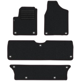 Volkswagen Sharan I 7 vietų 1998-2010 Veliūriniai kilimėliai MAX-DYWANIK