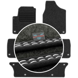 Volkswagen Sharan I 7 vietų 1998-2010 Veliūriniai kilimėliai MAX-DYWANIK