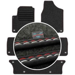 Volkswagen Sharan I 7 vietų 1998-2010 Veliūriniai kilimėliai MAX-DYWANIK